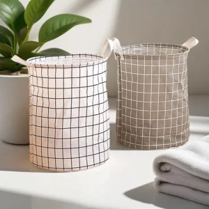 Cesto De Roupas Dobrável Multiuso 40 Litros Impermeável Compacto E Versátil 40L Para Roupa Calça